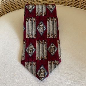 Metropolitan Museum Of Art Graphic 100% Silk Tie